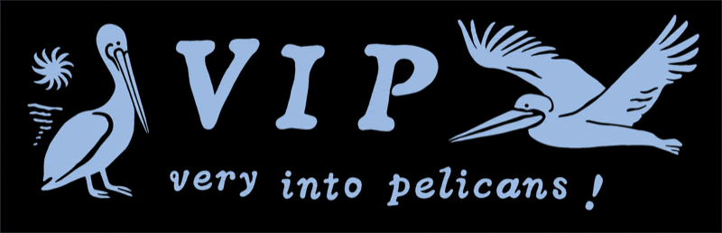 VIP · very into pelicans!