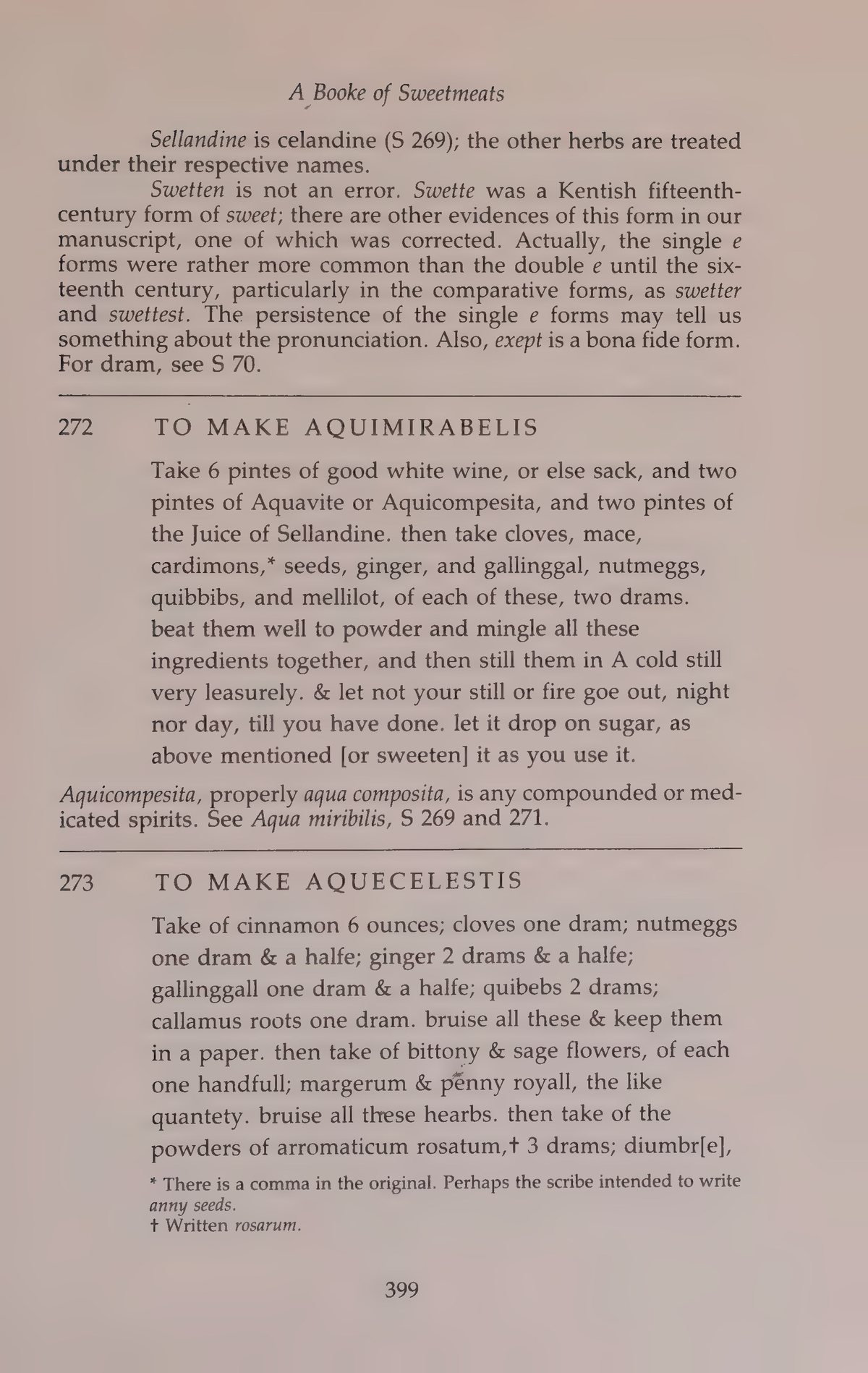 Printed page 399 containing Aquimirabelis and Aquecelestis